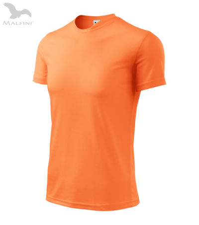 Herren-Sport-T-Shirt FANTASY - Neon-Mandarine 3XL