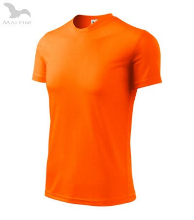 Herren-Sport-T-Shirt FANTASY - Neonorange XXL