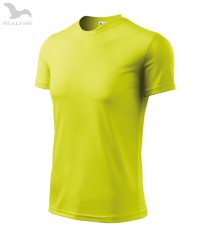 Herren-Sport-T-Shirt FANTASY - Neongelb S