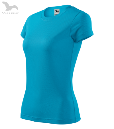 Damen-Sport-T-Shirt FANTASY - Türkis XS