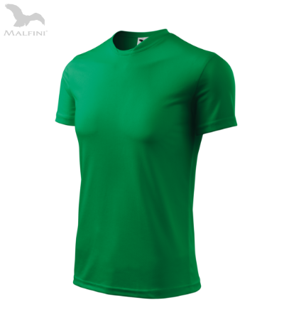 Kinder-Sport-T-Shirt FANTASY - Mittelgrün 122 cm/6 Jahre