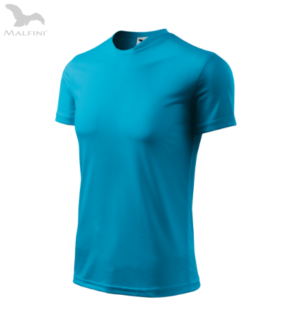 Kinder-Sport-T-Shirt FANTASY - Türkis 134 cm/8 Jahre