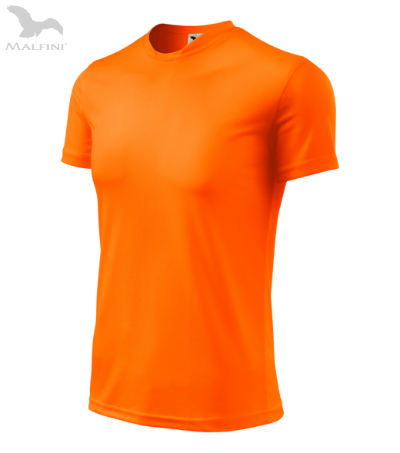 Kinder-Sport-T-Shirt FANTASY - Neonorange 158 cm/12 Jahre