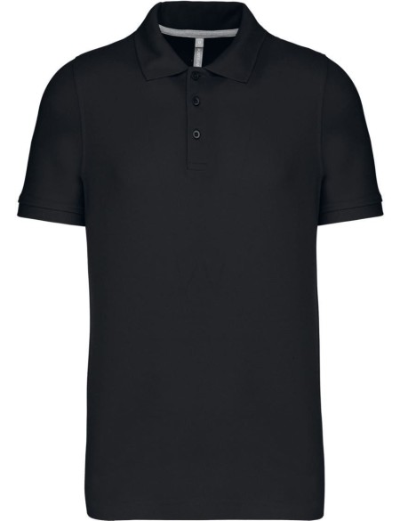 Kariban K241 Herren-Poloshirt – Schwarz 4XL