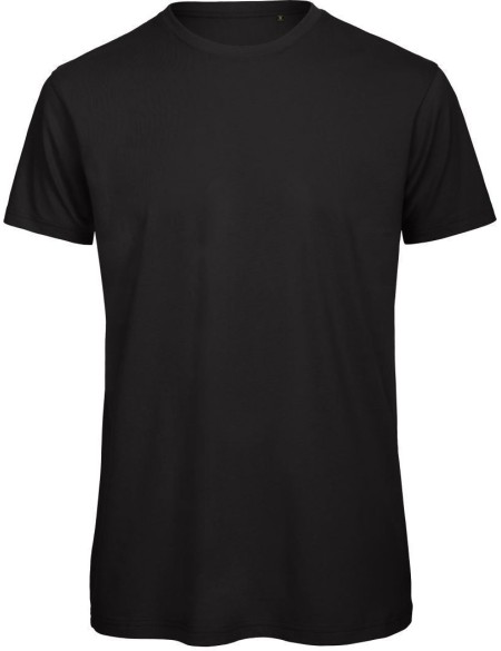 Herren-T-Shirt B+C Inspire T aus Bio-Baumwolle – Schwarz XL