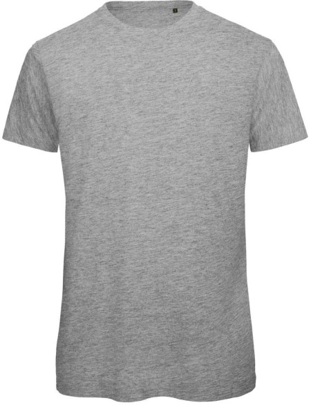 Herren-T-Shirt B+C Inspire T aus Bio-Baumwolle – Sportgrau 3XL