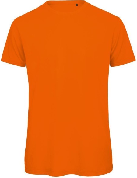 Herren T-Shirt B+C Inspire T aus Bio-Baumwolle - Orange XXL