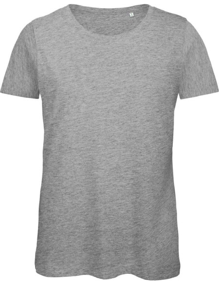 Damen T-Shirt B+C Inspire T aus Bio-Baumwolle - Sportgrau M