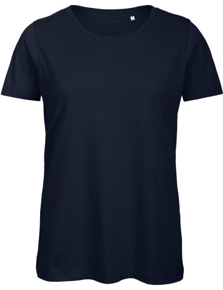 Damen T-Shirt B+C Inspire T aus Bio-Baumwolle - Navy XL