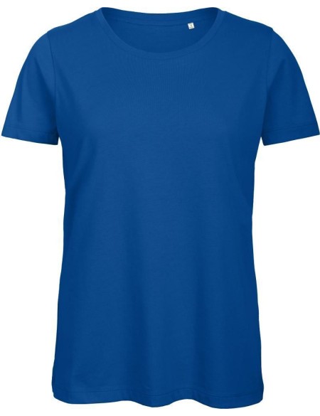 Damen T-Shirt B+C Inspire T aus Bio-Baumwolle – Königsblau L