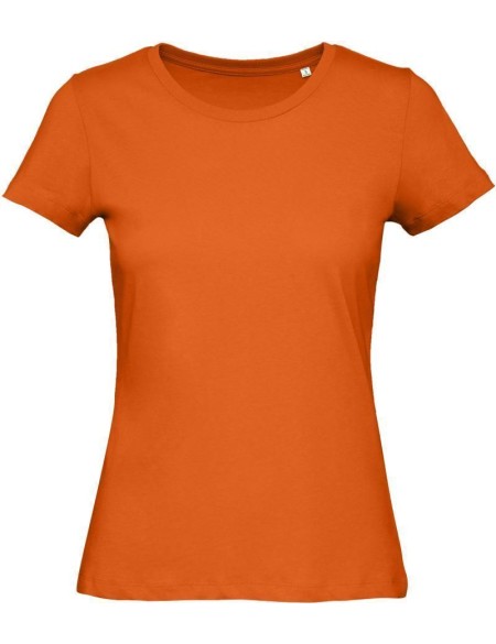 Damen T-Shirt B+C Inspire T aus Bio-Baumwolle – Urban Orange XXL