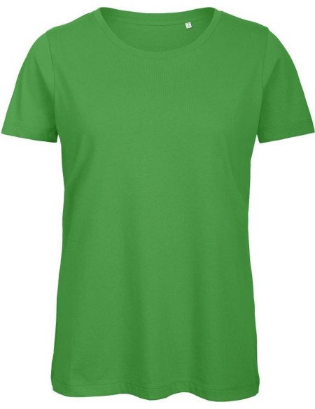 Damen T-Shirt B+C Inspire T aus Bio-Baumwolle – Echtgrün S