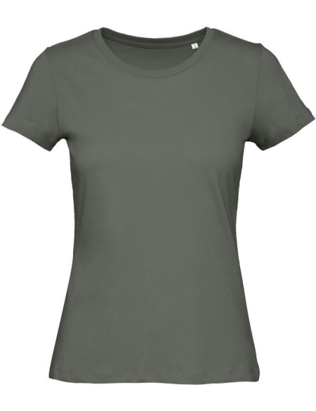 Damen T-Shirt B+C Inspire T aus Bio-Baumwolle - Millennial Khaki XXL
