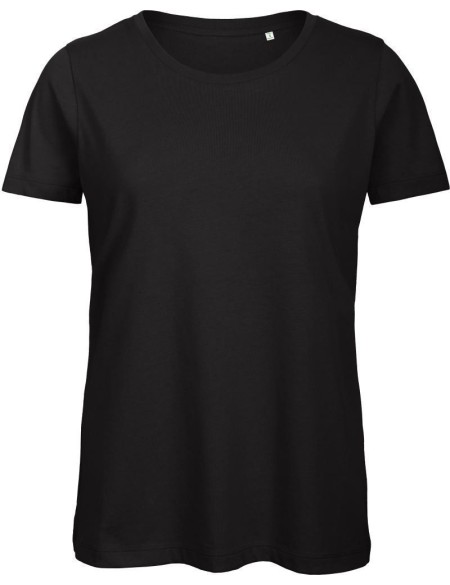 Damen T-Shirt B+C Inspire T aus Bio-Baumwolle - Schwarz XXL