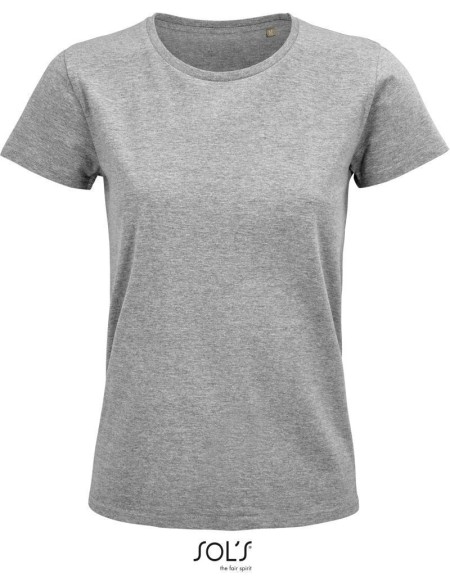 Damen-T-Shirt Pioneer - Grau meliert 3XL