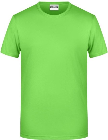 Pánské tričko z bio bavlny James+Nicholson 8008 - Lime green M