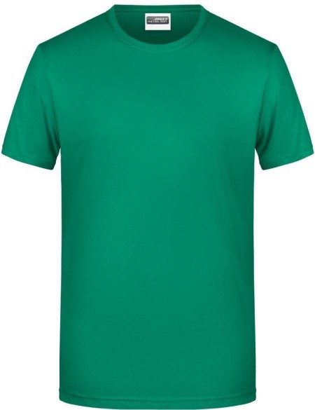 Herren-T-Shirt aus Bio-Baumwolle James+Nicholson 8008 – Irischgrün L