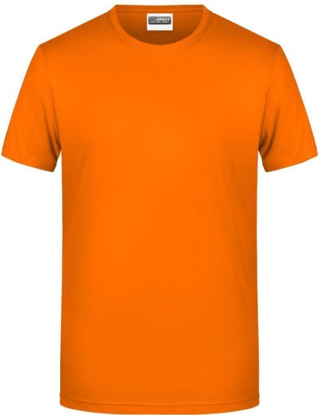 James+Nicholson Herren-T-Shirt aus Bio-Baumwolle 8008 – Orange L