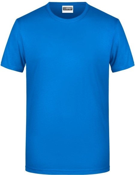 James+Nicholson 8008 Herren-T-Shirt aus Bio-Baumwolle – Cobalt M