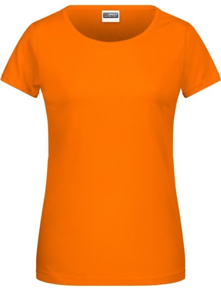 James+Nicholson 8007 Damen-T-Shirt aus Bio-Baumwolle – Orange XL