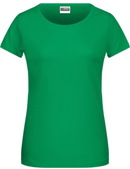 Damen-T-Shirt aus Bio-Baumwolle James+Nicholson 8007 – Farngrün M