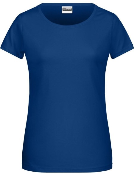 Damen-T-Shirt aus Bio-Baumwolle James+Nicholson 8007 - Dark Royal L