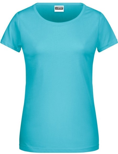 James+Nicholson 8007 Damen-T-Shirt aus Bio-Baumwolle – Pacific XL