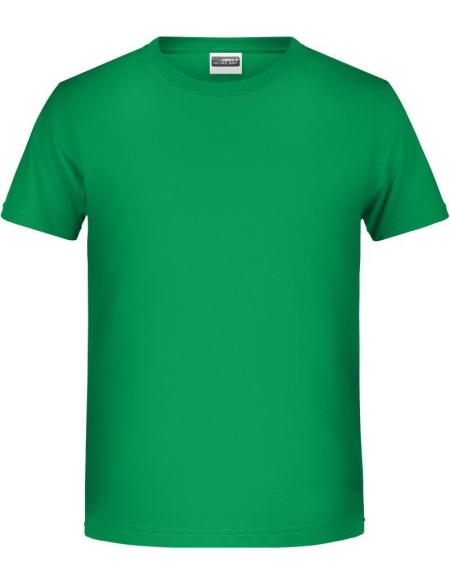 James+Nicholson T-Shirt aus Bio-Baumwolle für Jungen 8008B – Farngrün XXL