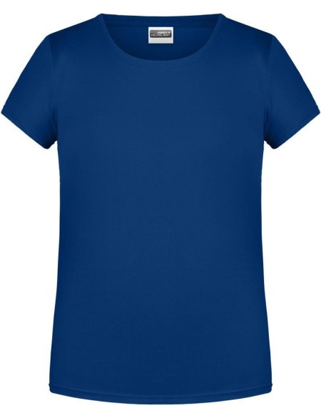 James+Nicholson Mädchen-T-Shirt aus Bio-Baumwolle 8007G – Dark Royal XL
