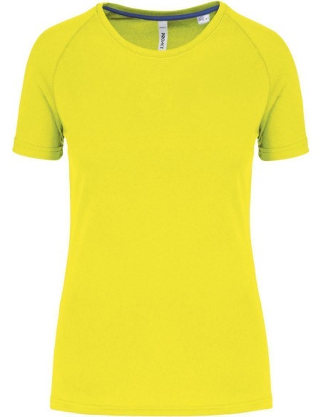 Damen-Sport-T-Shirt Kariban PA4013 – Fluoreszierendes Gelb L