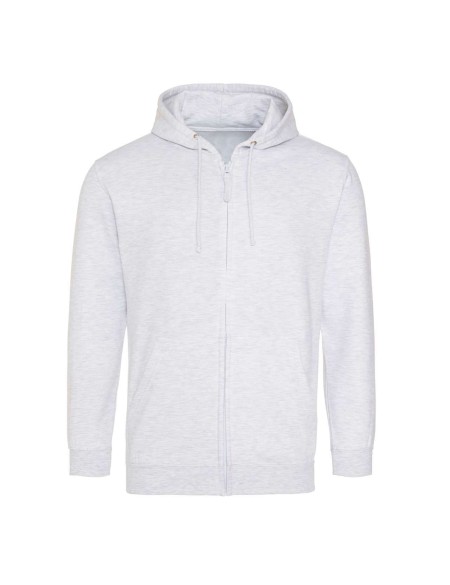 Herren-Kapuzenpullover mit Reißverschluss ZOODIE - Ash S