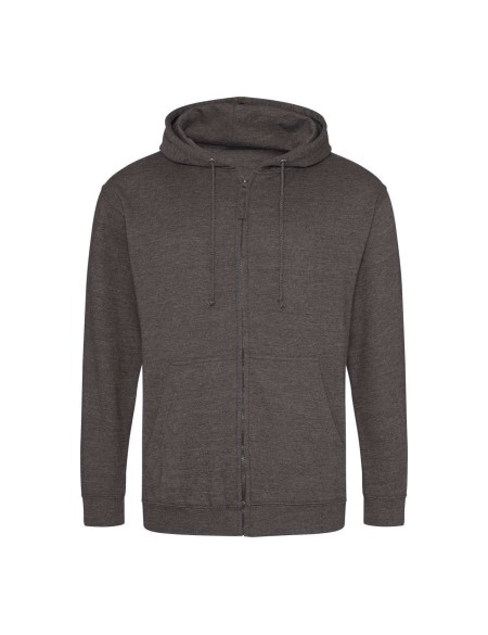 Herren-Kapuzenpullover mit Reißverschluss ZOODIE – Anthrazit XL