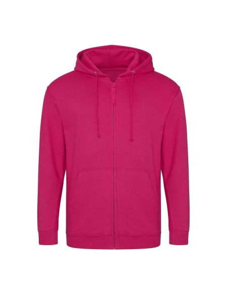 Herren-Kapuzenpullover mit Reißverschluss ZOODIE – Pink M