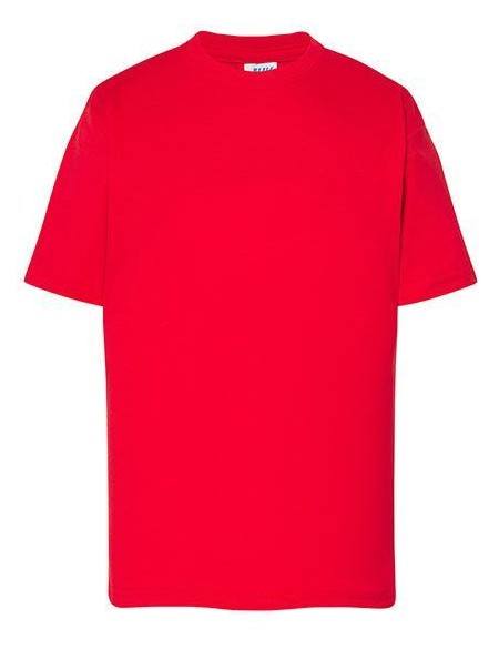 Kinder-T-Shirt mit kurzen Ärmeln TSRK150 – Rot 5/6 Jahre