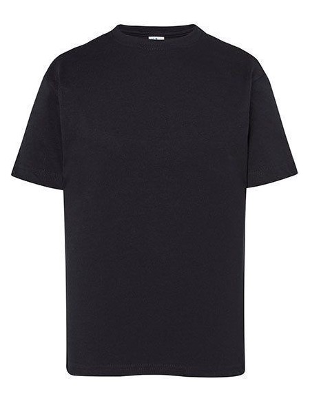 Kinder-T-Shirt mit kurzen Ärmeln TSRK150 – Schwarz 7/8 Jahre