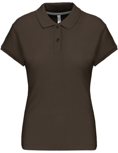 Damen-Poloshirt Kariban K242 - Dunkelkhaki S