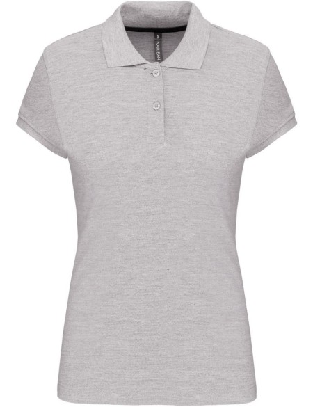 Damenpoloshirt Kariban K242 - Oxford grau S