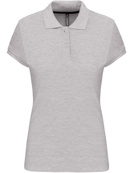 Damen-Poloshirt Kariban K242 - Oxford grau L