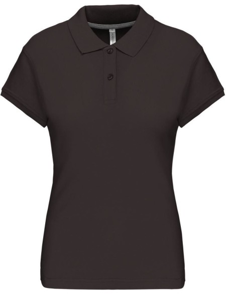 Damen-Poloshirt Kariban K242 - Dunkelgrau L