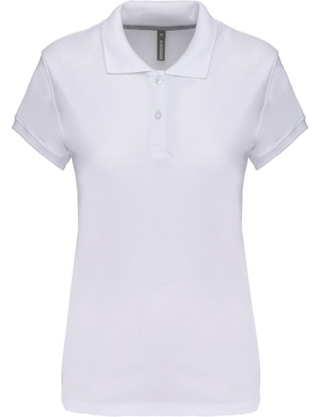 Damen Poloshirt Kariban K242 - Weiß S