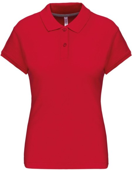 Damen Poloshirt Kariban K242 - Rot S