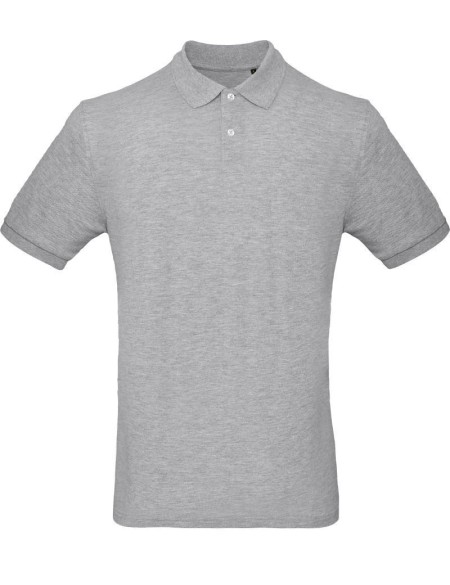 Herren-Poloshirt B+C Inspire Polo – Heather Grey S