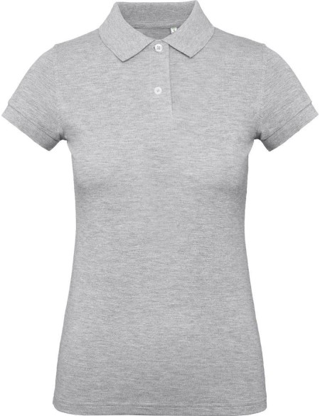 Damen-Poloshirt B+C Inspire Polo – Heather Grey XXL