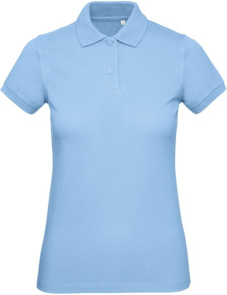 Damen-Poloshirt B+C Inspire Polo – Himmelblau L