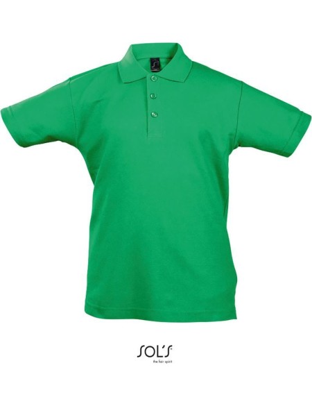 Kinderpoloshirt Summer Kids II - Kelly Green 4 Jahre