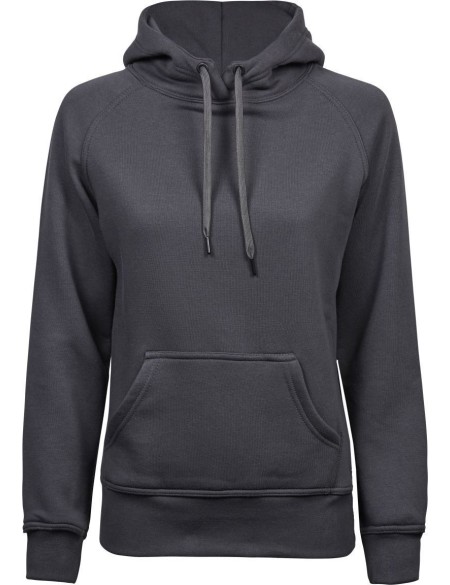 Damen Kapuzenpullover TeeJays 5431 - Dunkelgrau L
