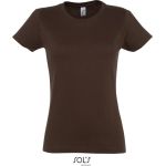 Damen T-Shirt – Imperial – Schokolade XL