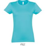 Damen T-Shirt - Imperial - Atollblau L