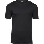 Herren-T-Shirt – Teejays Interlock – Schwarz 5XL