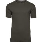 Herren-T-Shirt – Teejays Interlock – Dunkeloliv XL